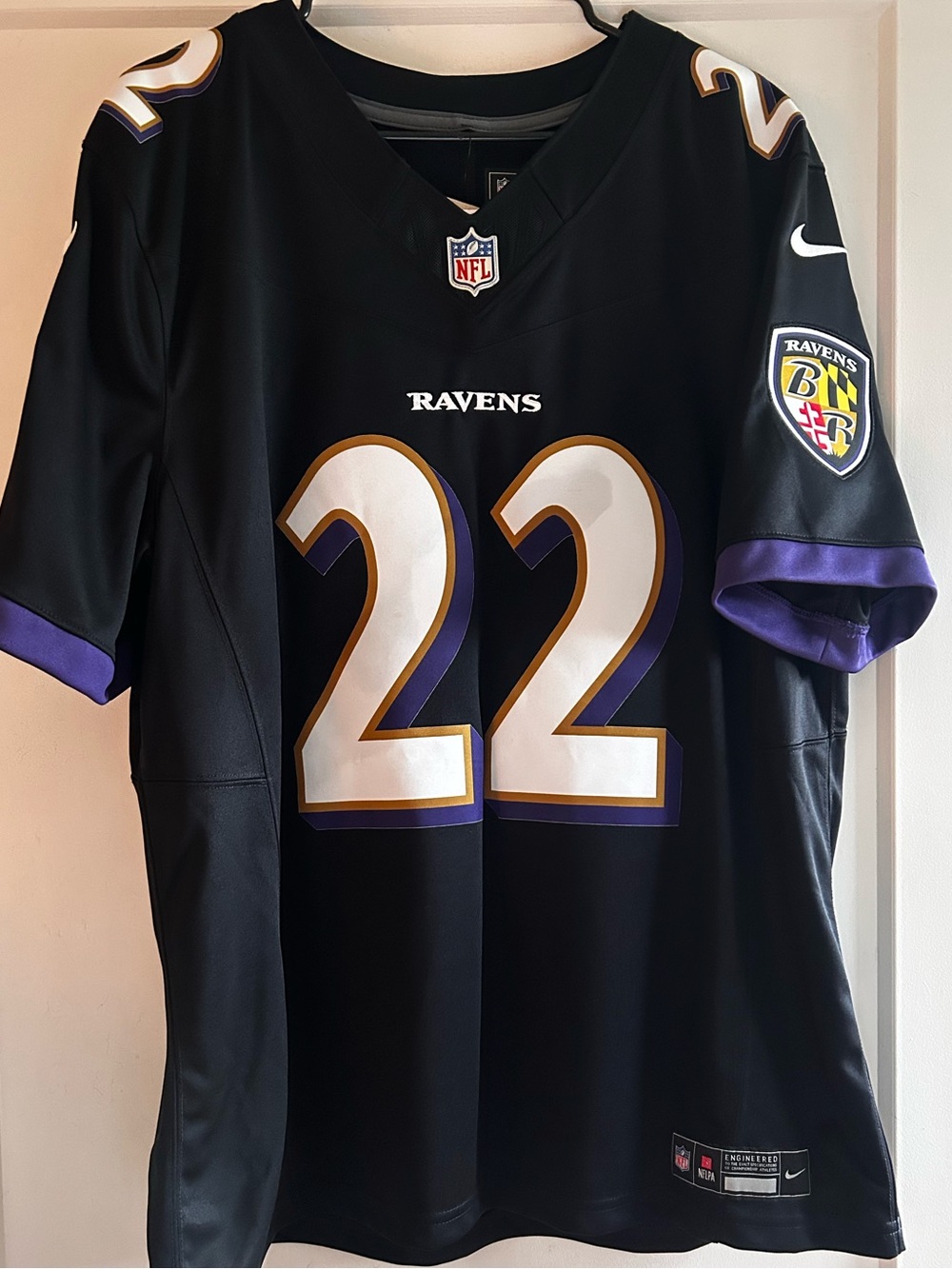 Men's Baltimore Ravens Derrick Henry Nike Black Vapor F.U.S.E. Limited Jersey